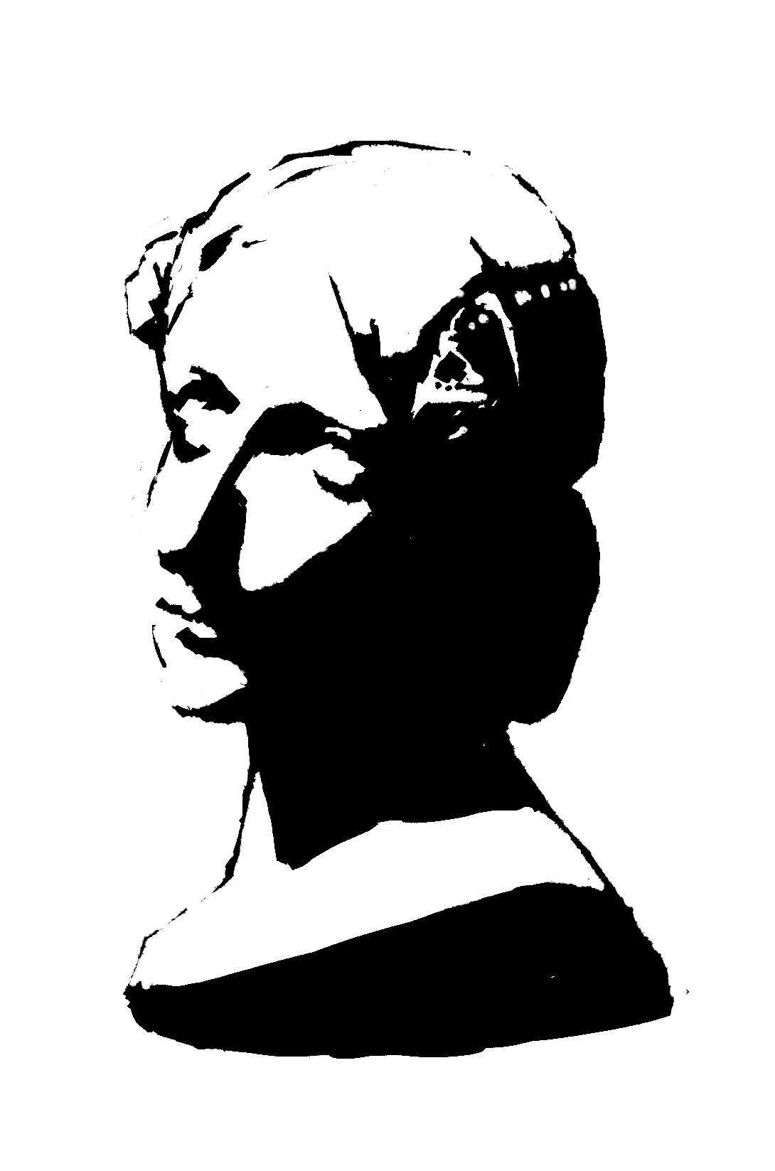 A marble bust.