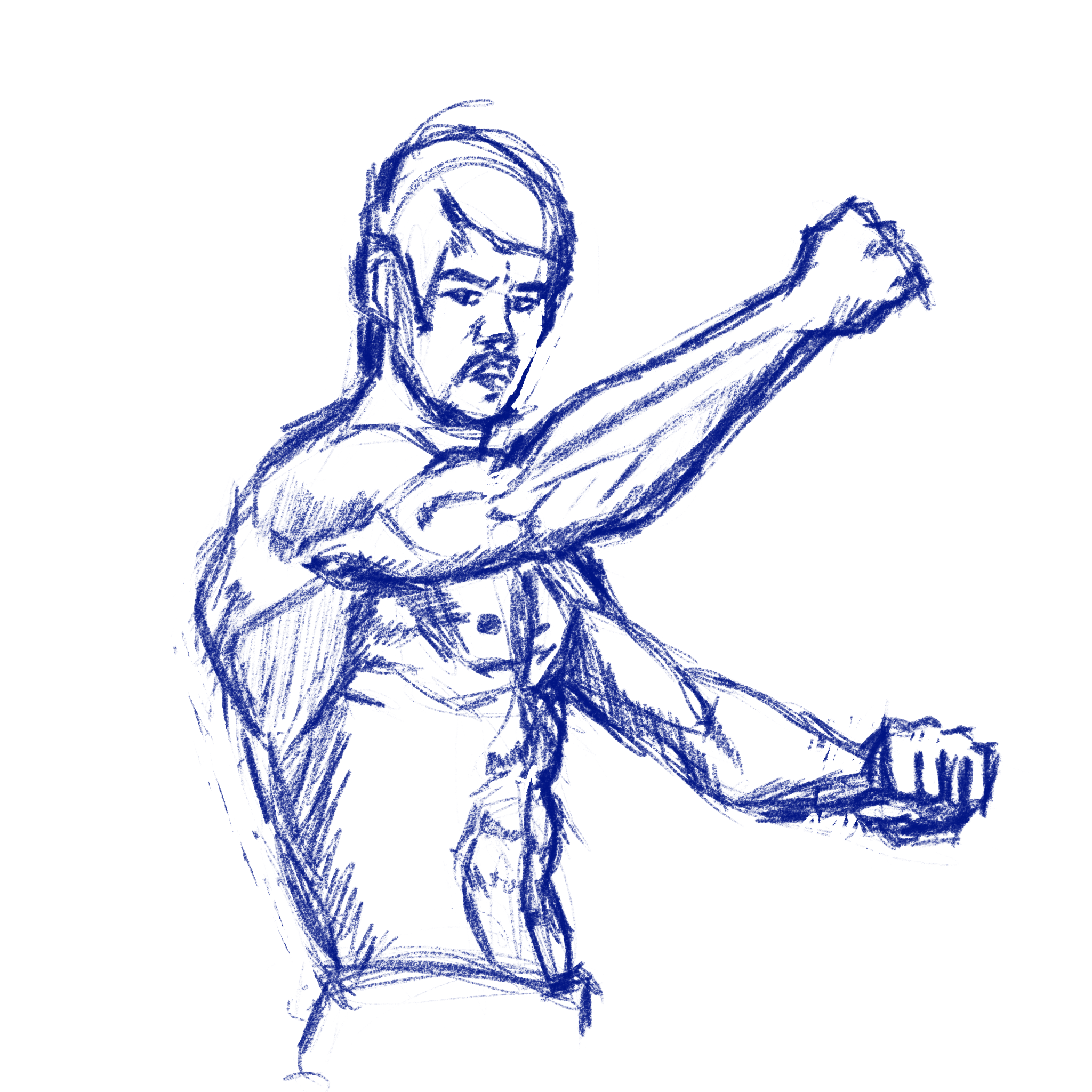 Sketch of Bruce Lee